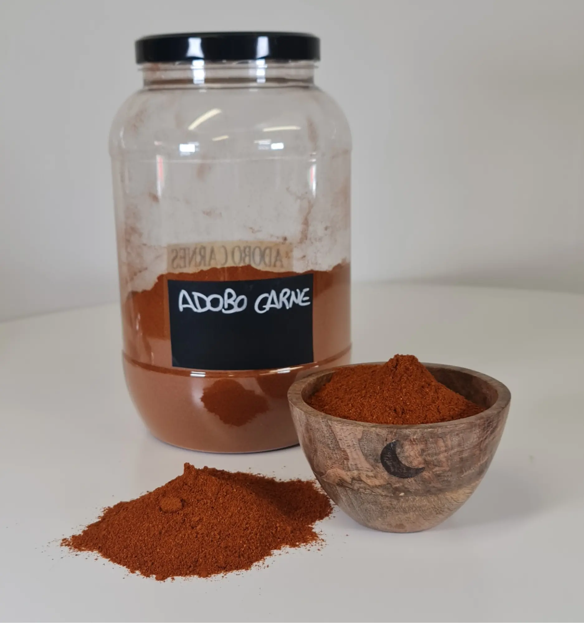 Adobo carne bote y cuenco