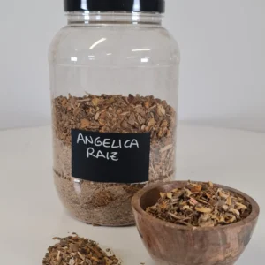 Angelica raiz bote y cuenco