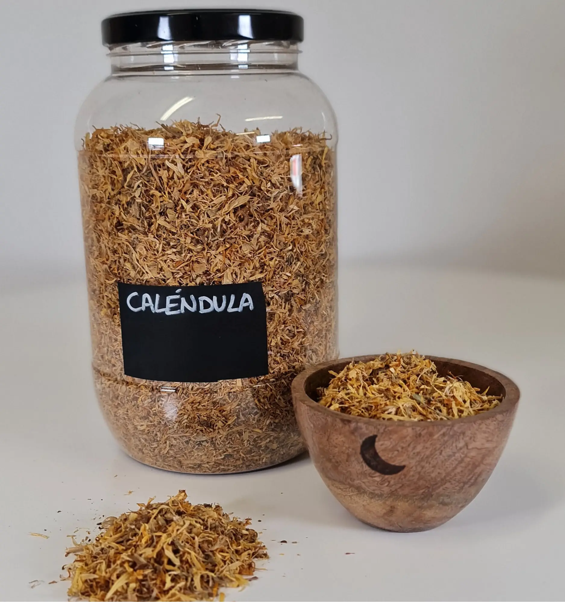 Caléndula bote y cuenco