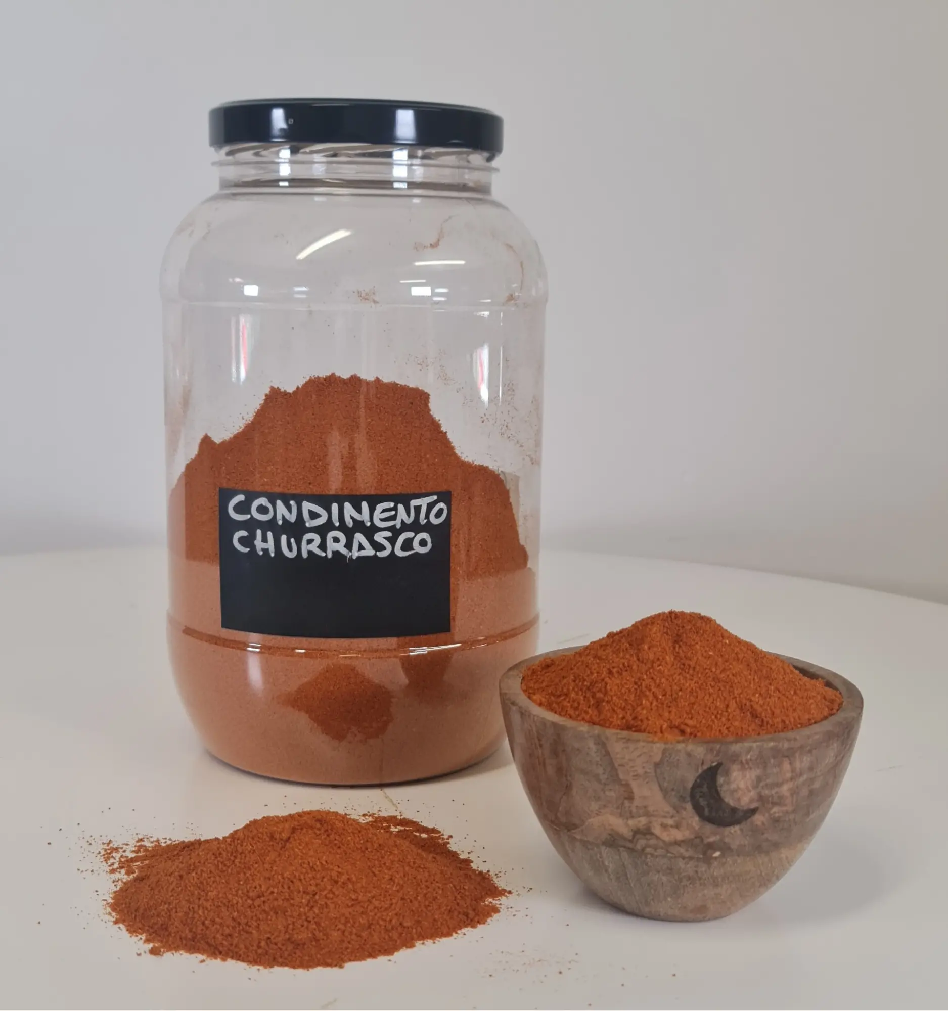 Condimento churrasco bote y cuenco