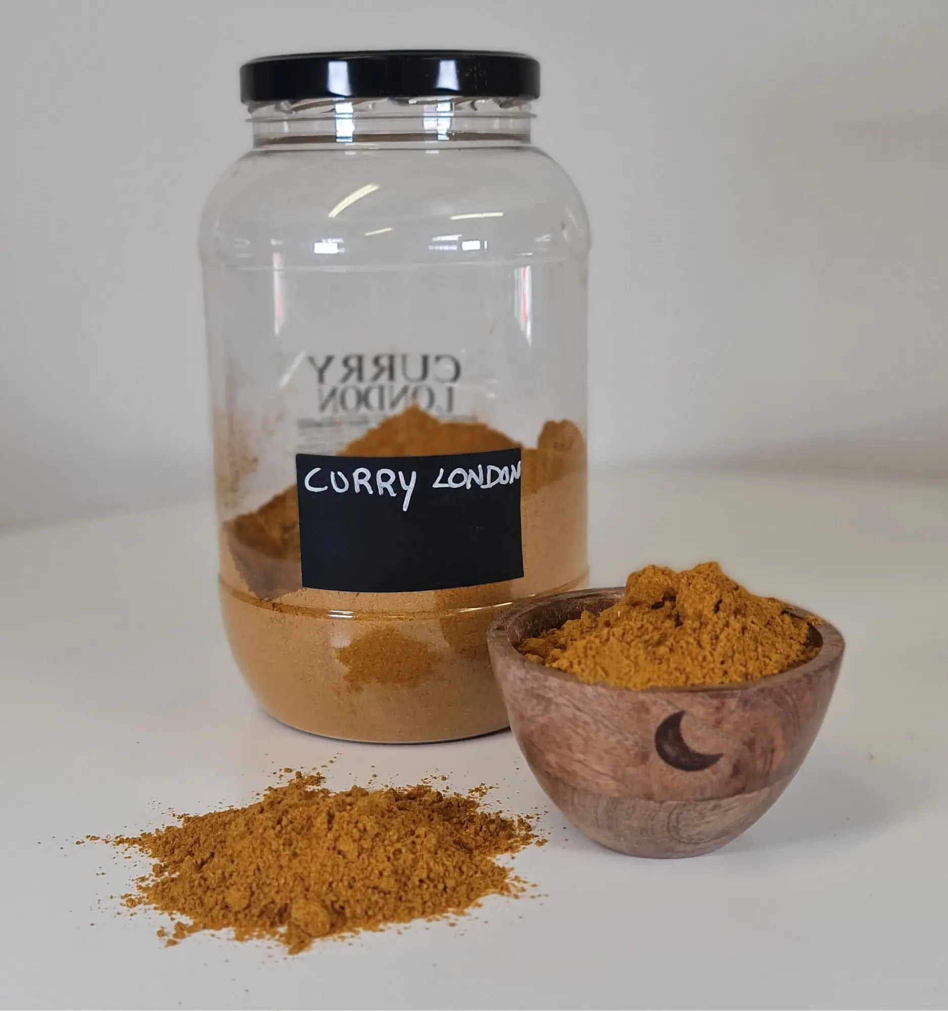 Curry london bote y cuenco