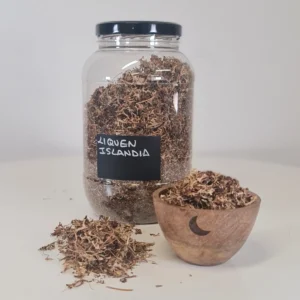 Liquen islandia bote y cuenco