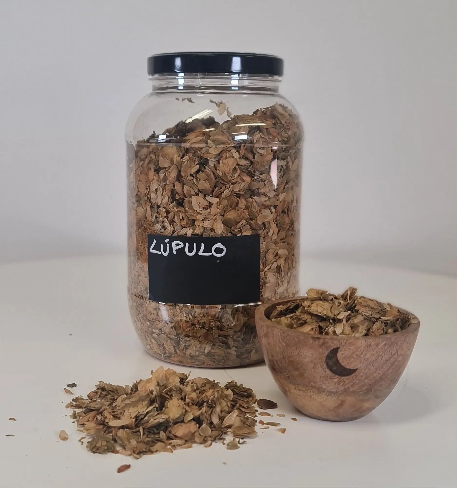 Lúpulo bote y cuenco