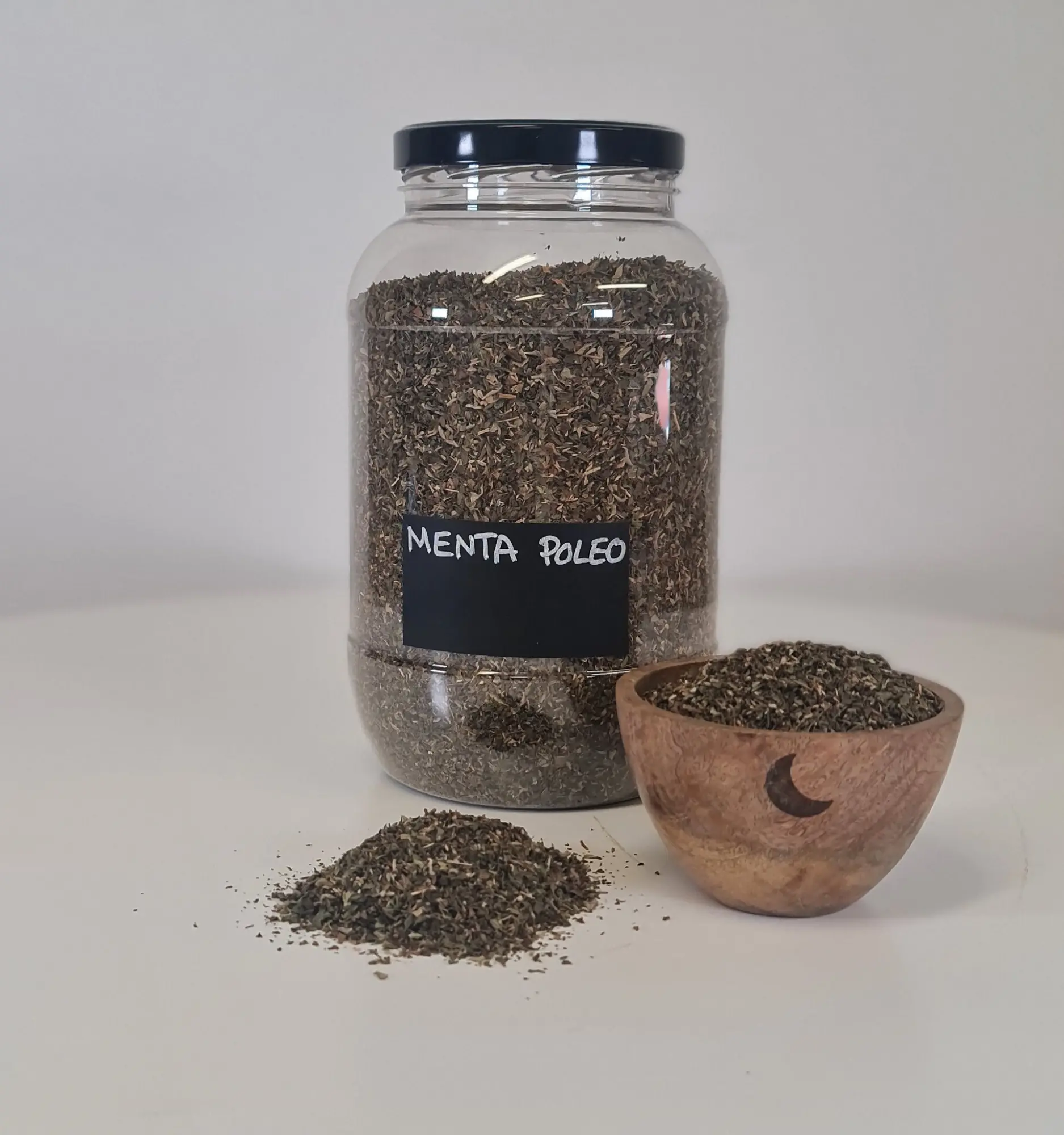 Menta poleo cuenco y bote