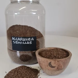 Alcavarea semillas bote y cuenco