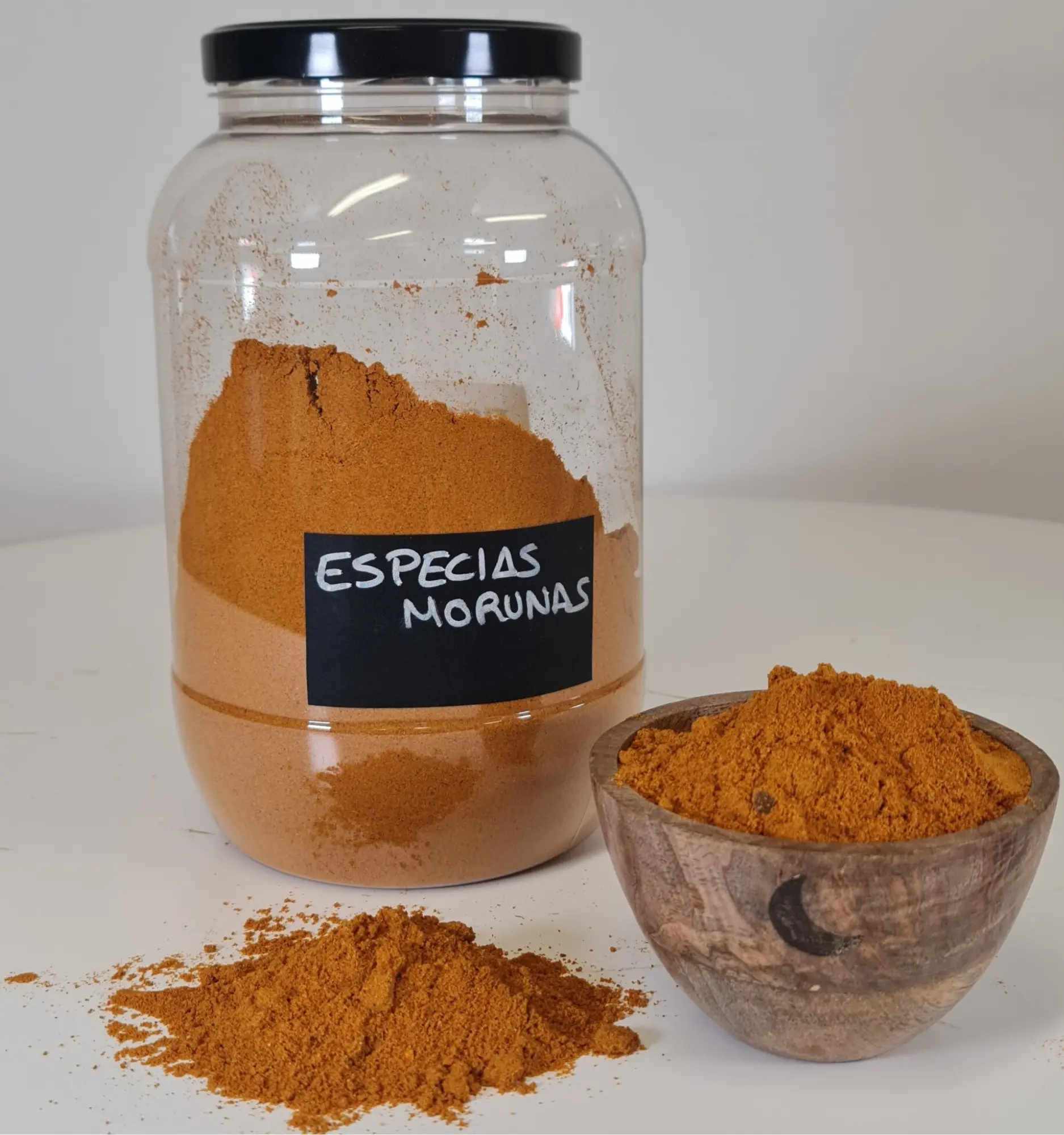 Especias morunas bote y cuenco