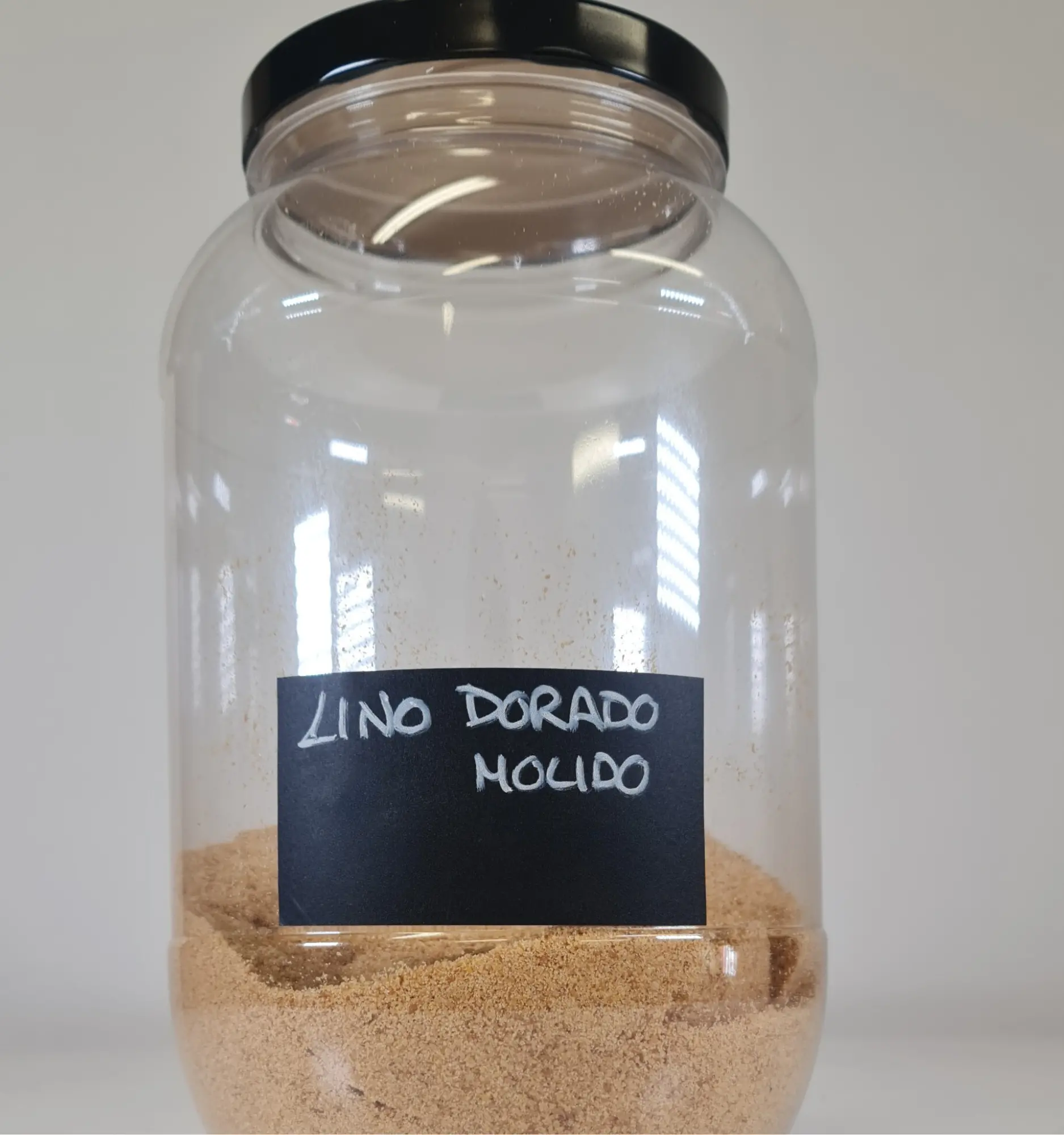 Lino dorado molido bote