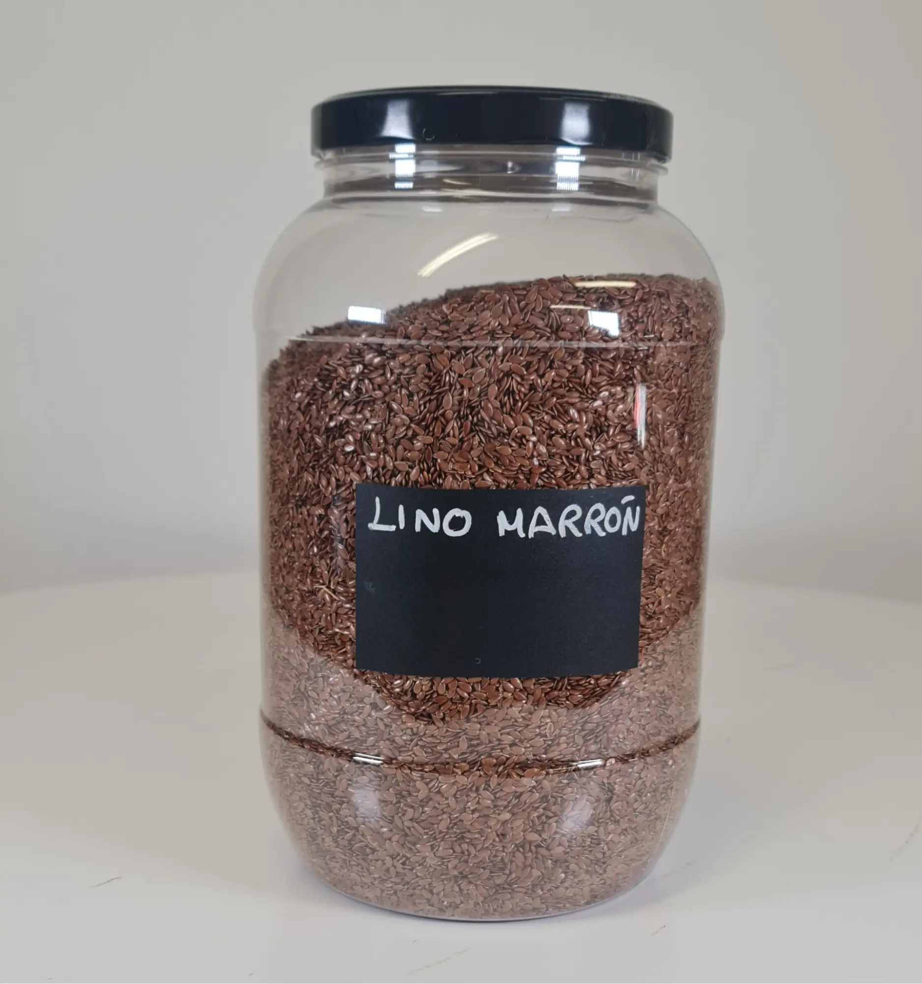 Lino marrón bote