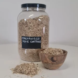 Malvavisco Raíz cortada bote y cuenco