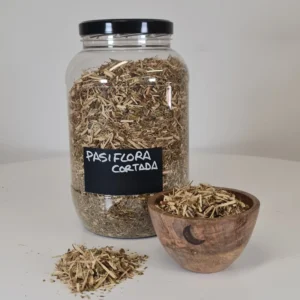 Pasiflora cortada bote y cuenco