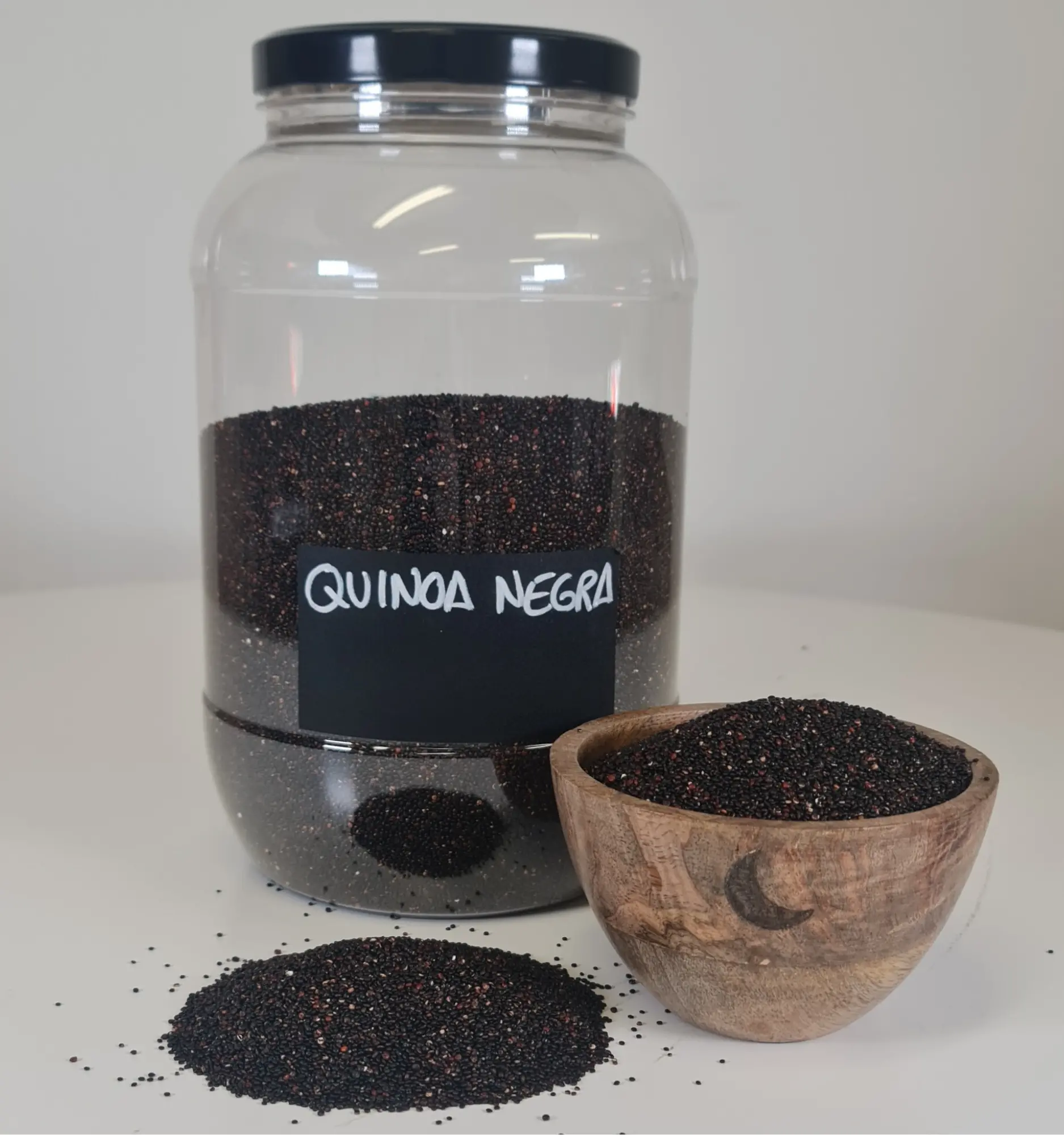 Quinoa negra bote y cuenco