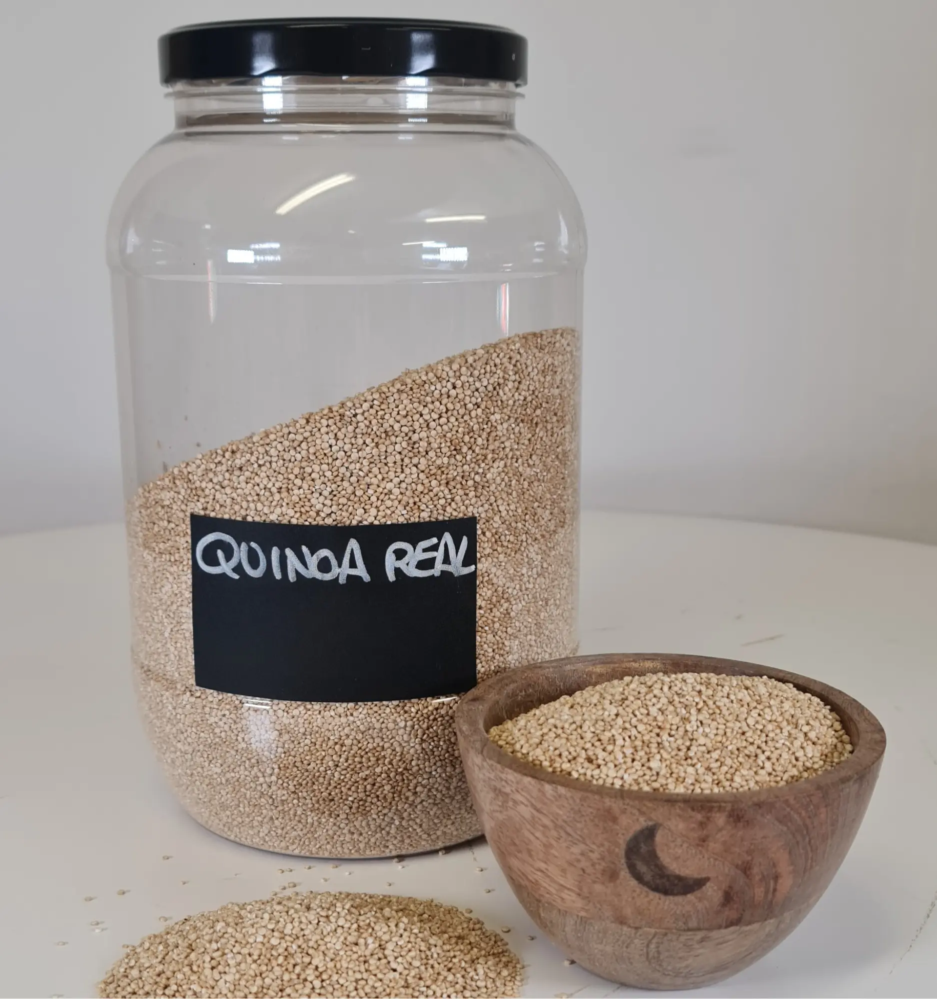 Quinoa real bote y cuenco