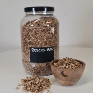 Ruscus raíz bote y cuenco