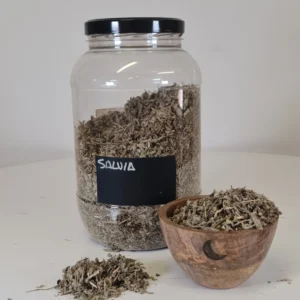 Salvia bote y cuenco