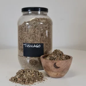 Tusilago bote y cuenco