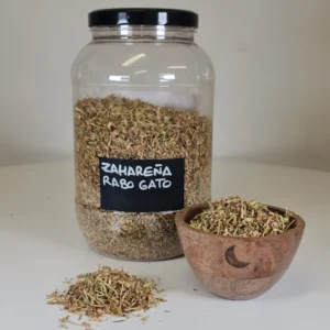 Zahareña rabo gato bote y cuenco