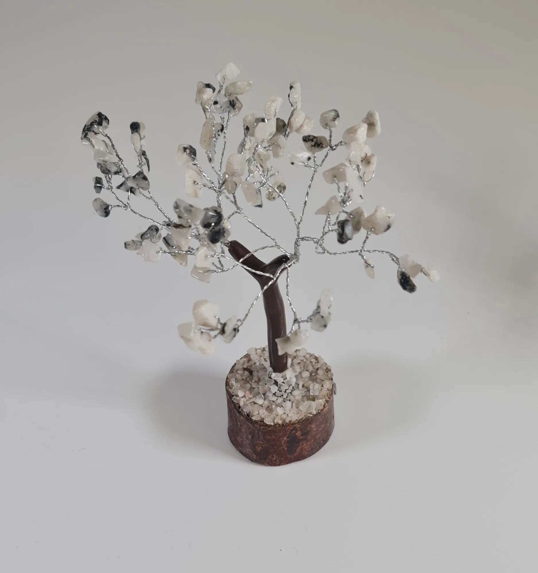 Árbol de Piedras de Turmalina Blanca