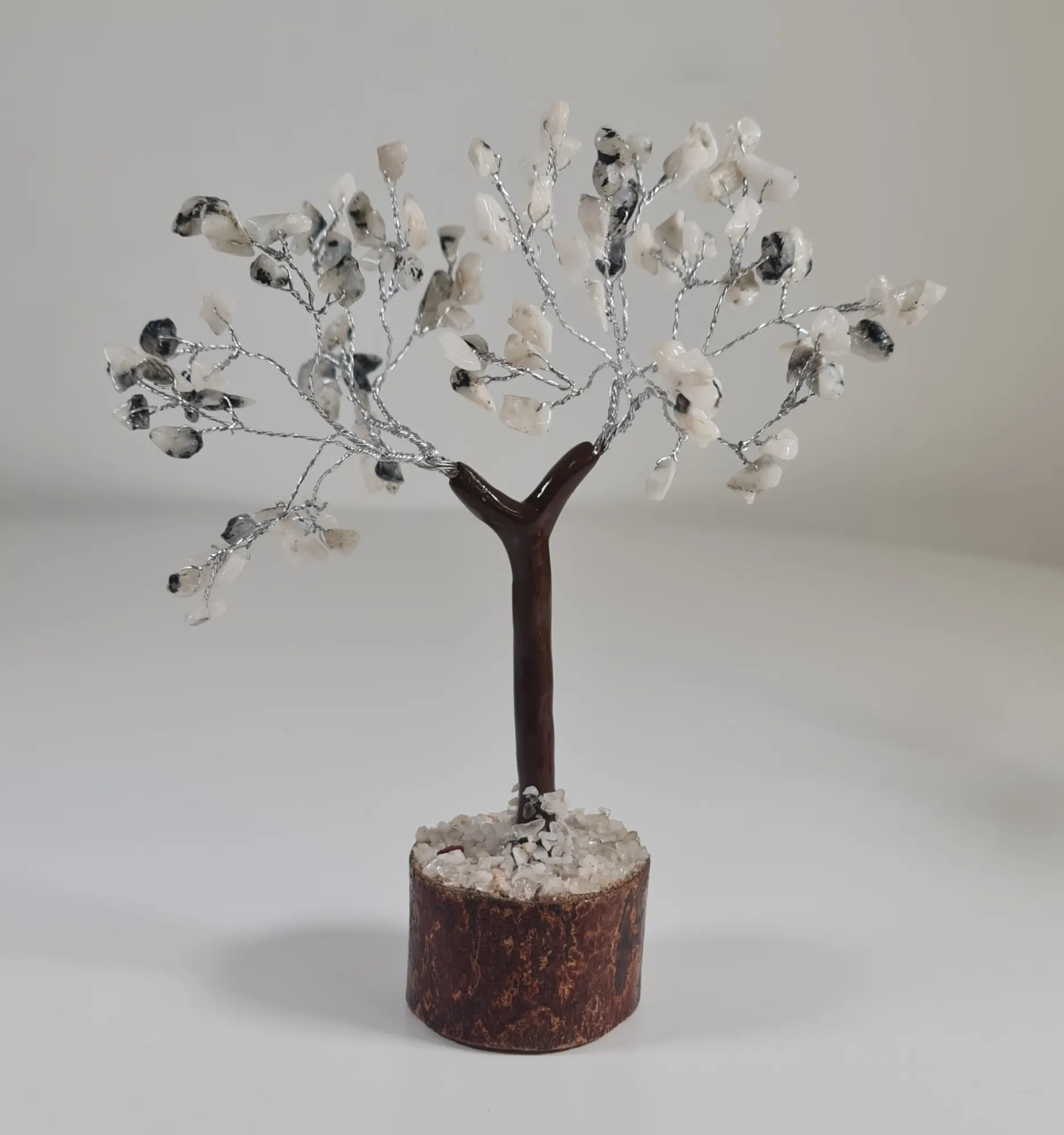 Árbol de Piedras de Turmalina Blanca