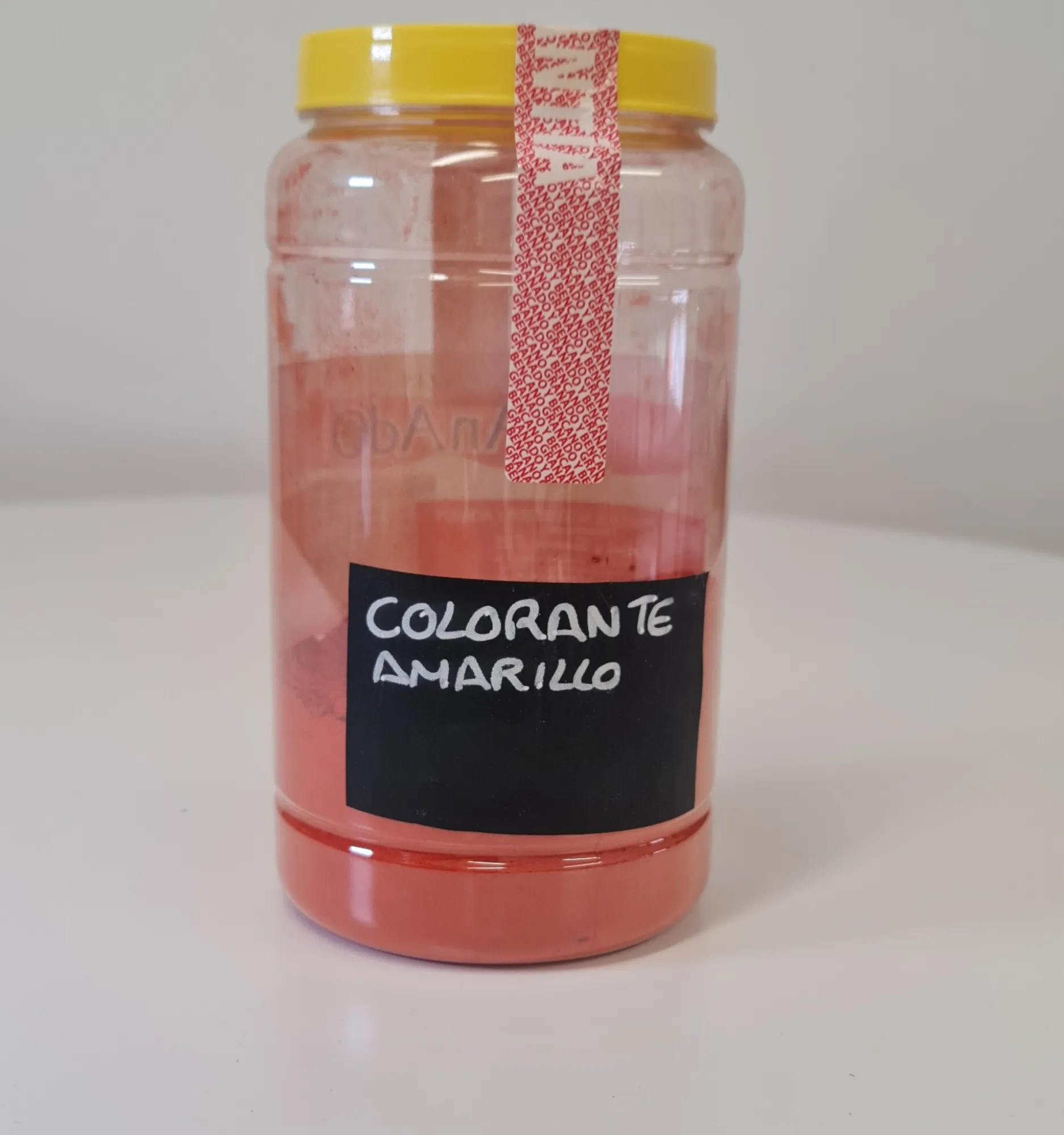 Colorante amarillo bote