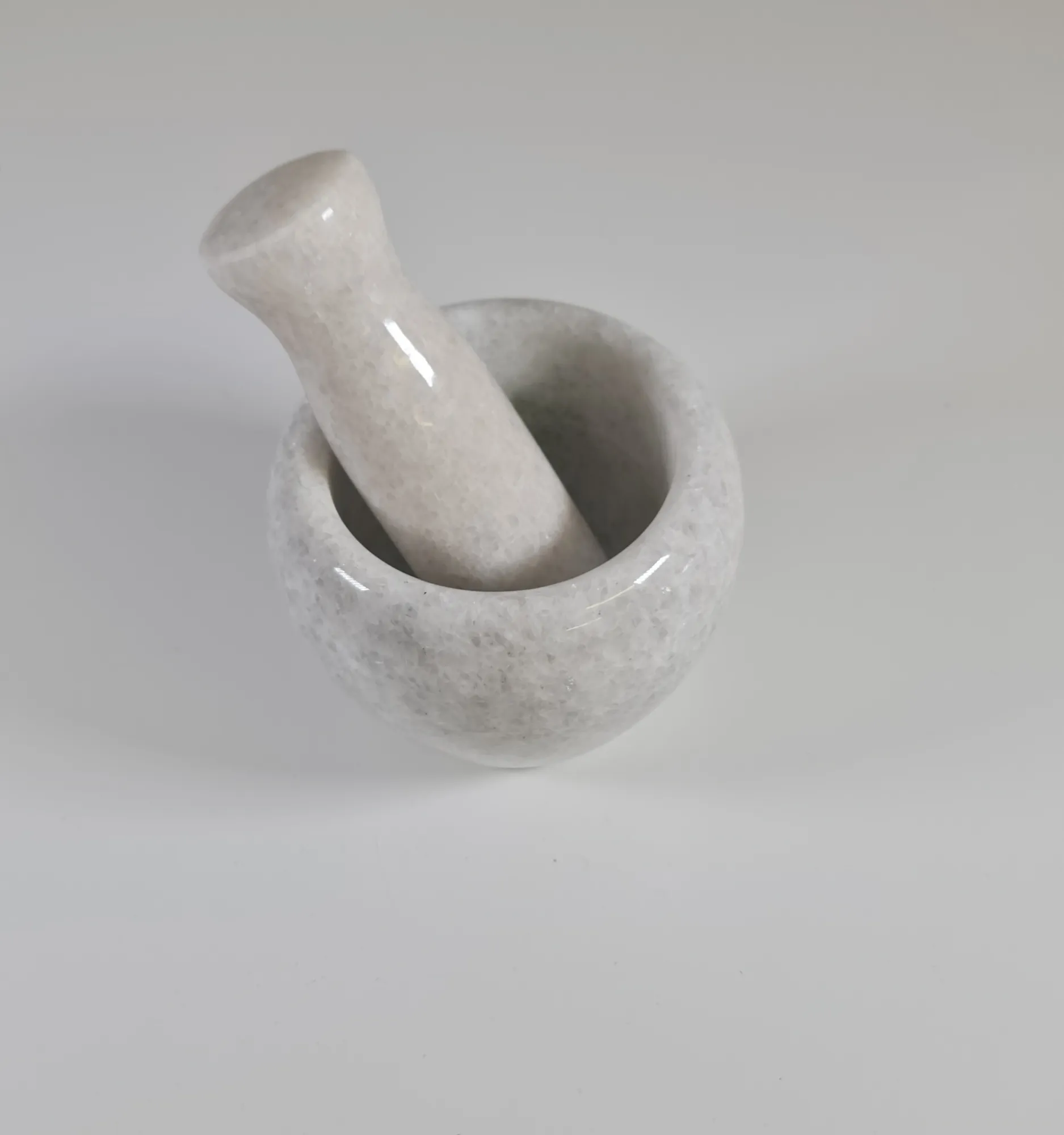 Cuenco de molido blanco