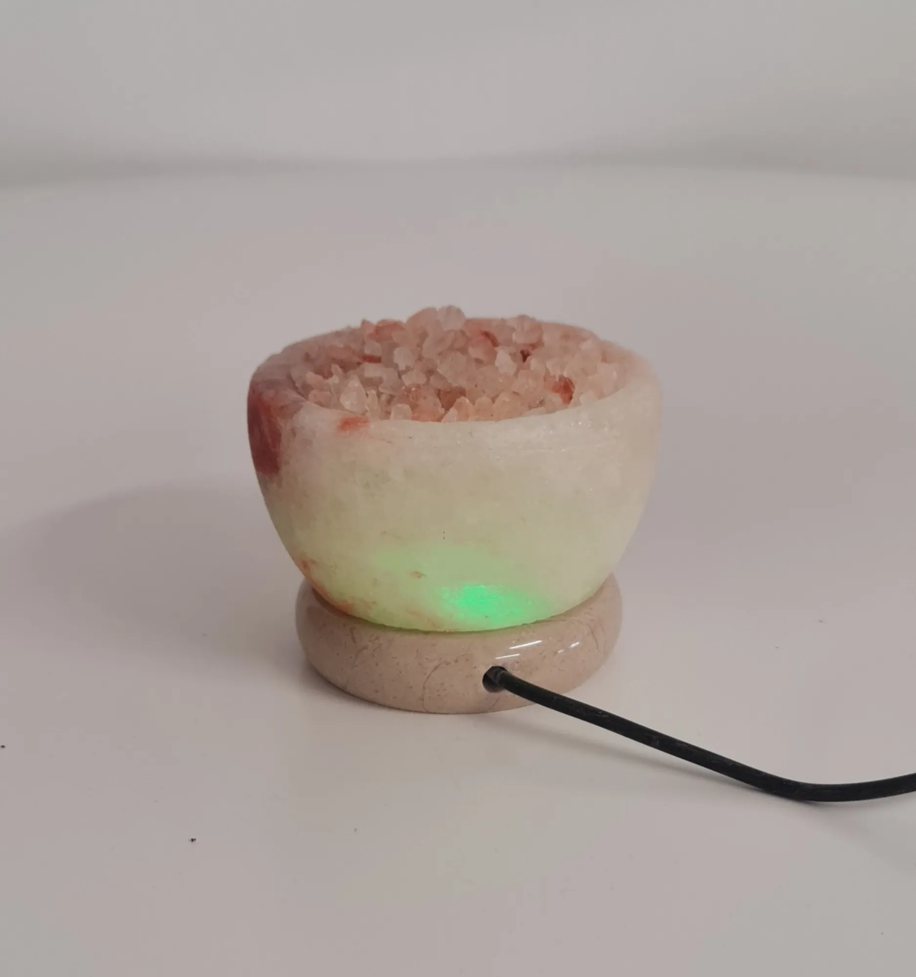 Lámpara de sal del Himalaya cuenco pequeño