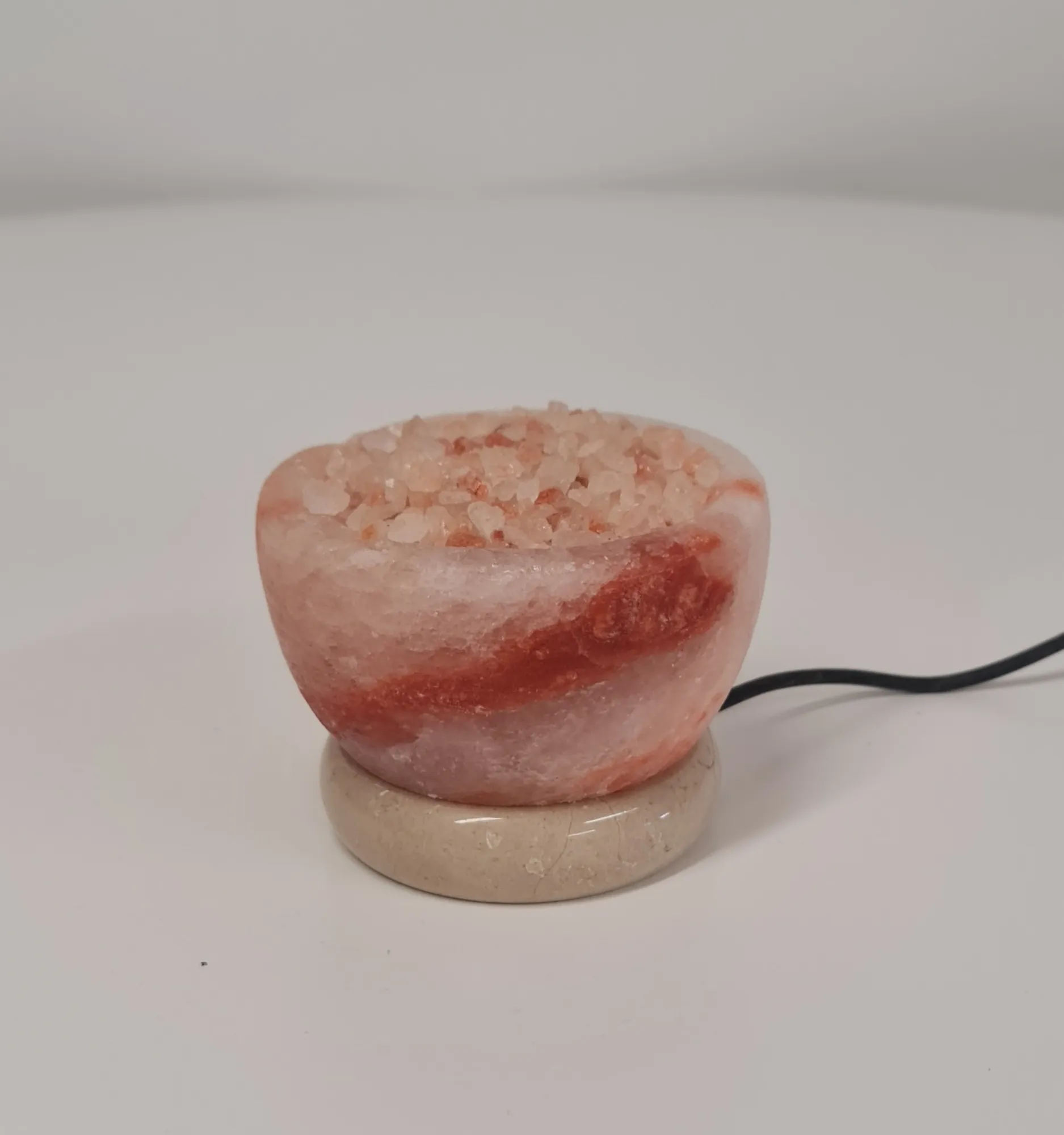 Lámpara de sal del Himalaya cuenco pequeño