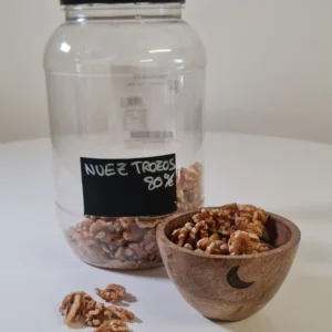Nuez trozos 80% bote y cuenco
