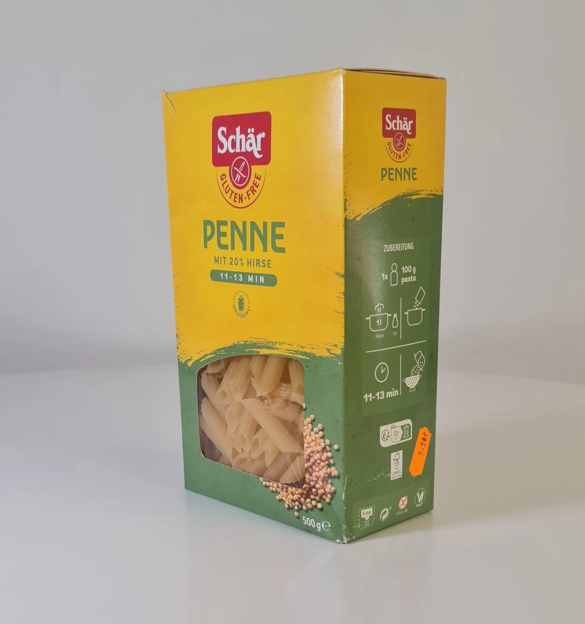 Penne sin gluten