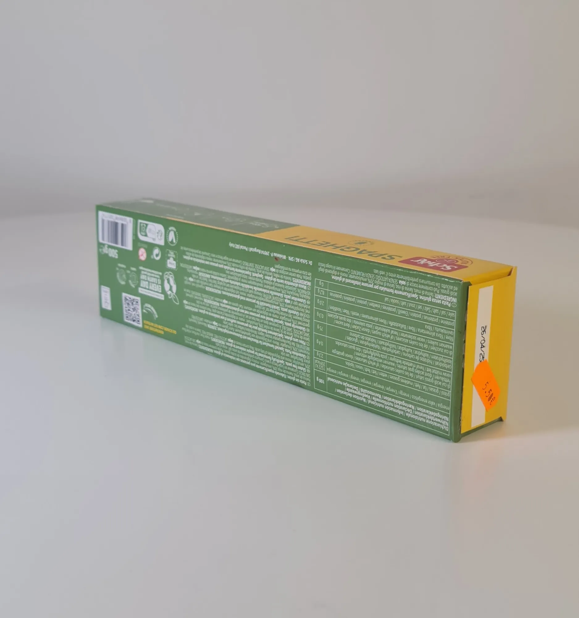 Spaghetti sin gluten