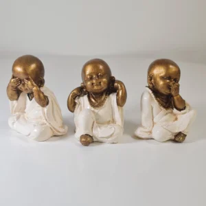 Set 3 Budas Ver Oir Callar