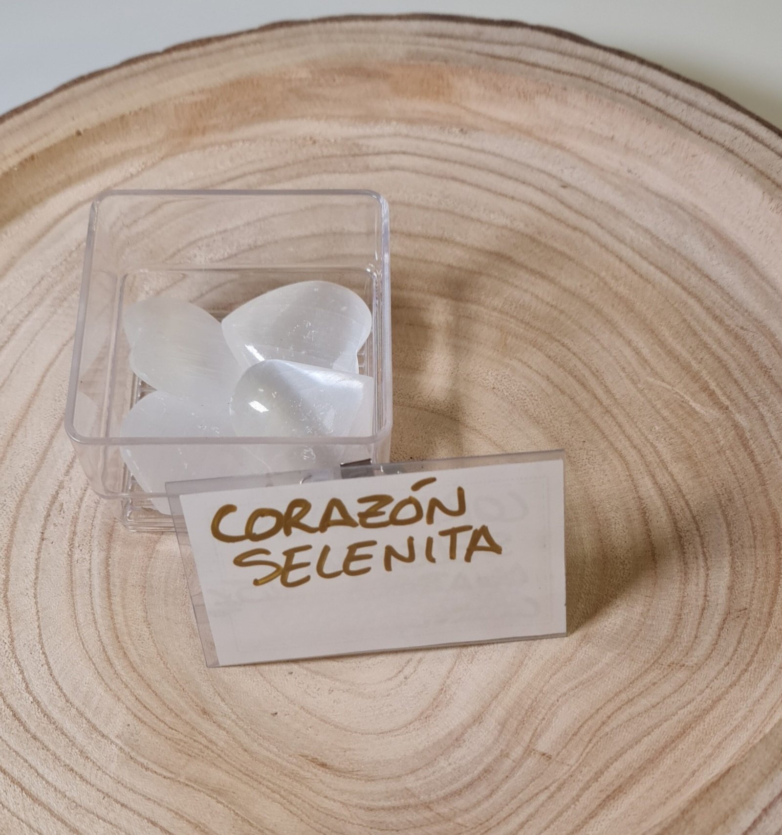 Corazón de selenita