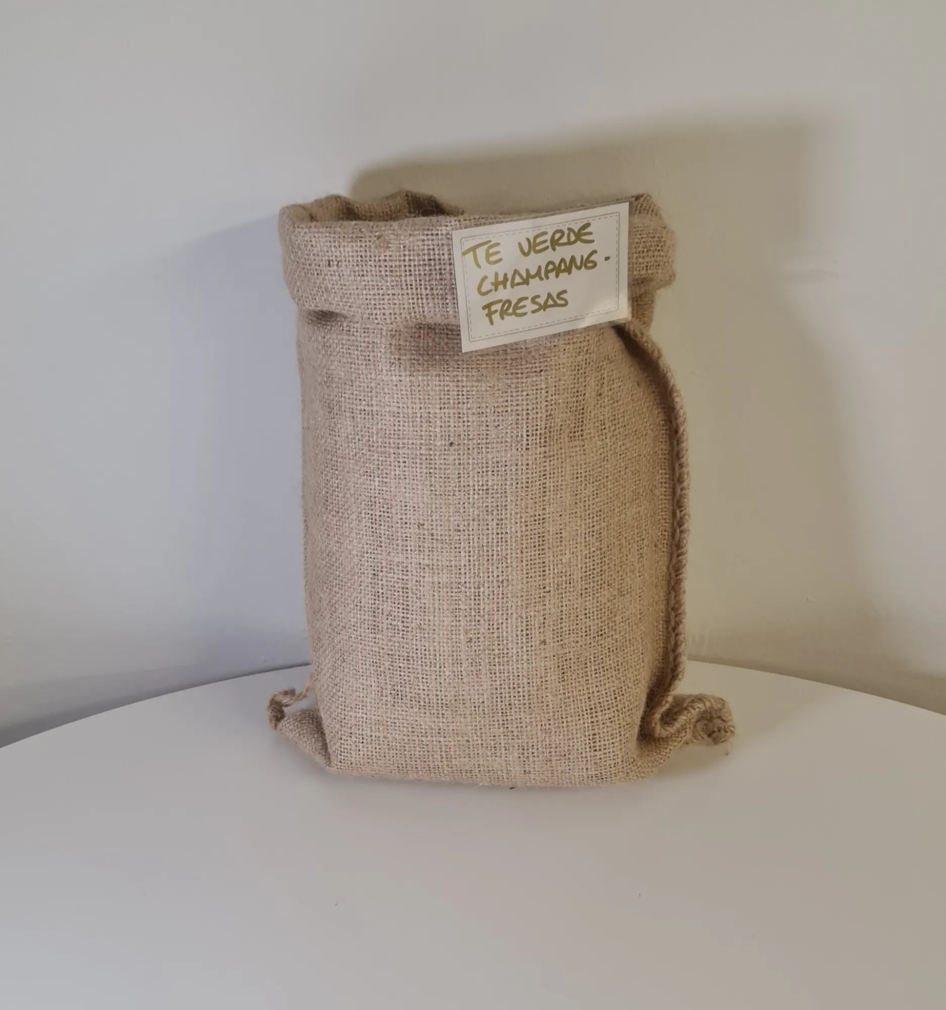 Té verde champan fresas