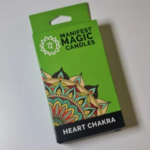 Velas de Bujía Chakra Corazón 12cm