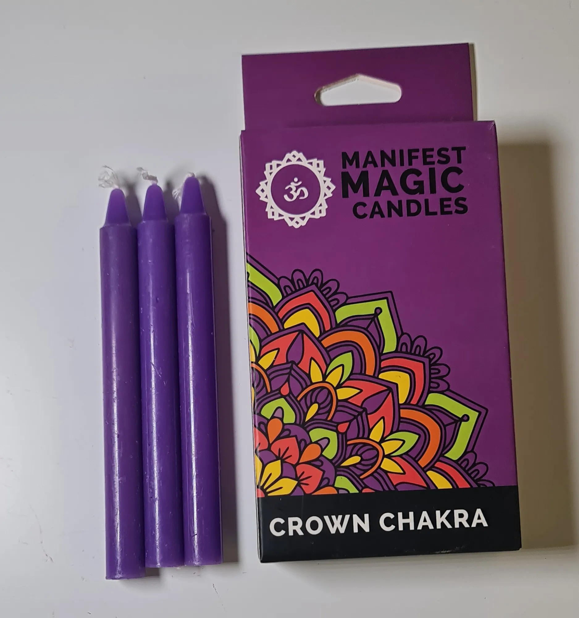 Velas de Bujía Chakra Corona 12cm