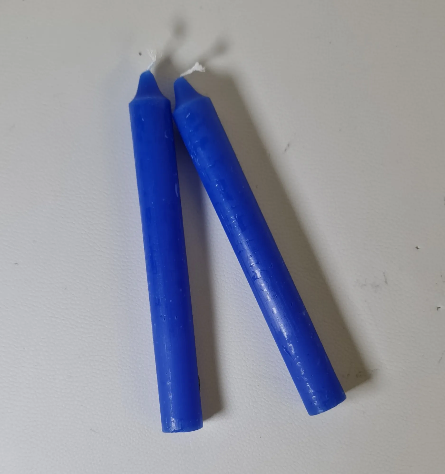 Velas de Bujía Azules 20cm