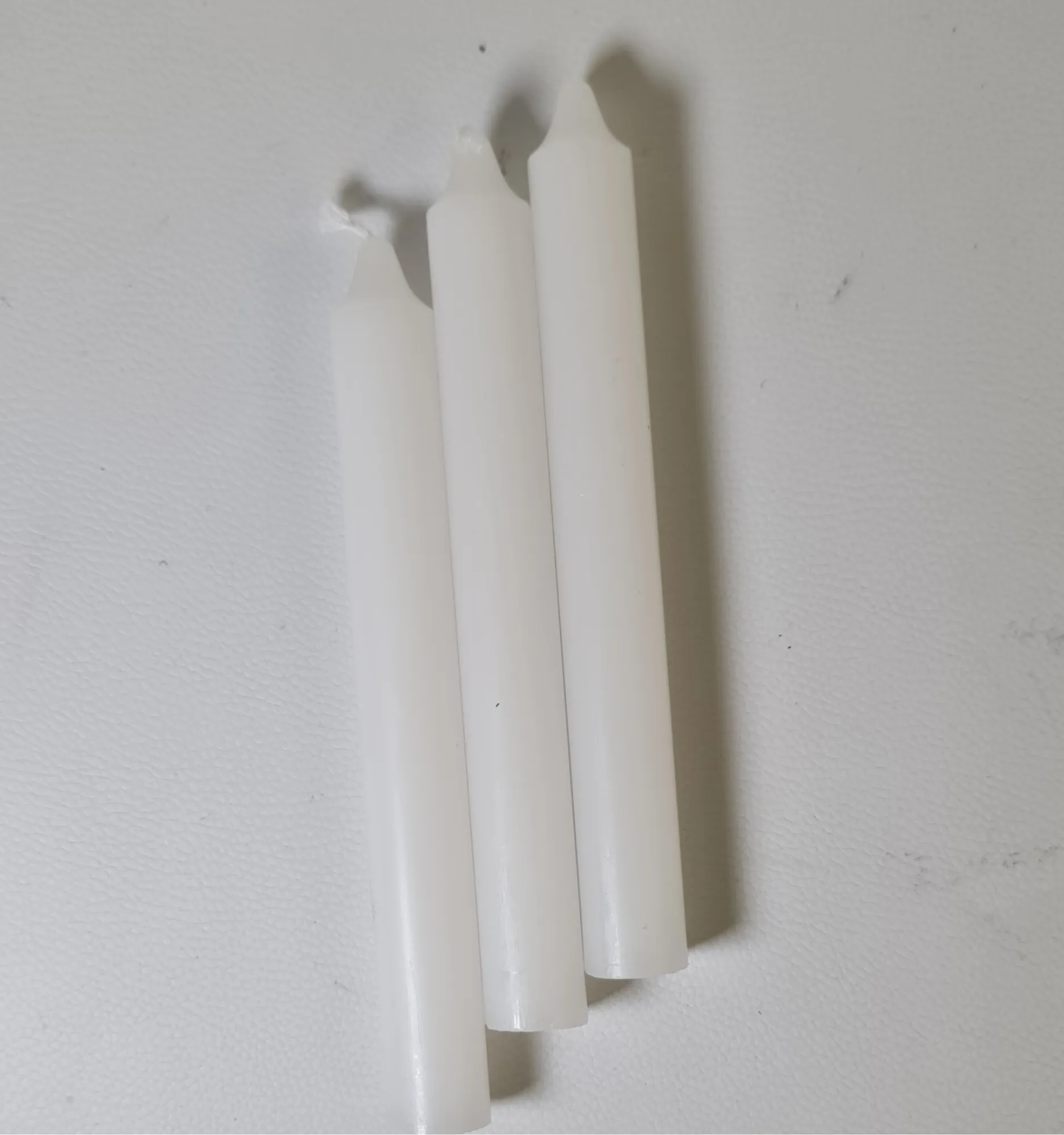 Velas mágicas grandes blancas