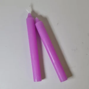 Velas de Bujía Moradas 20cm