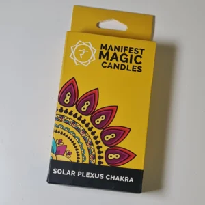 Velas de Bujía Chakra Plexo Solar 12cm