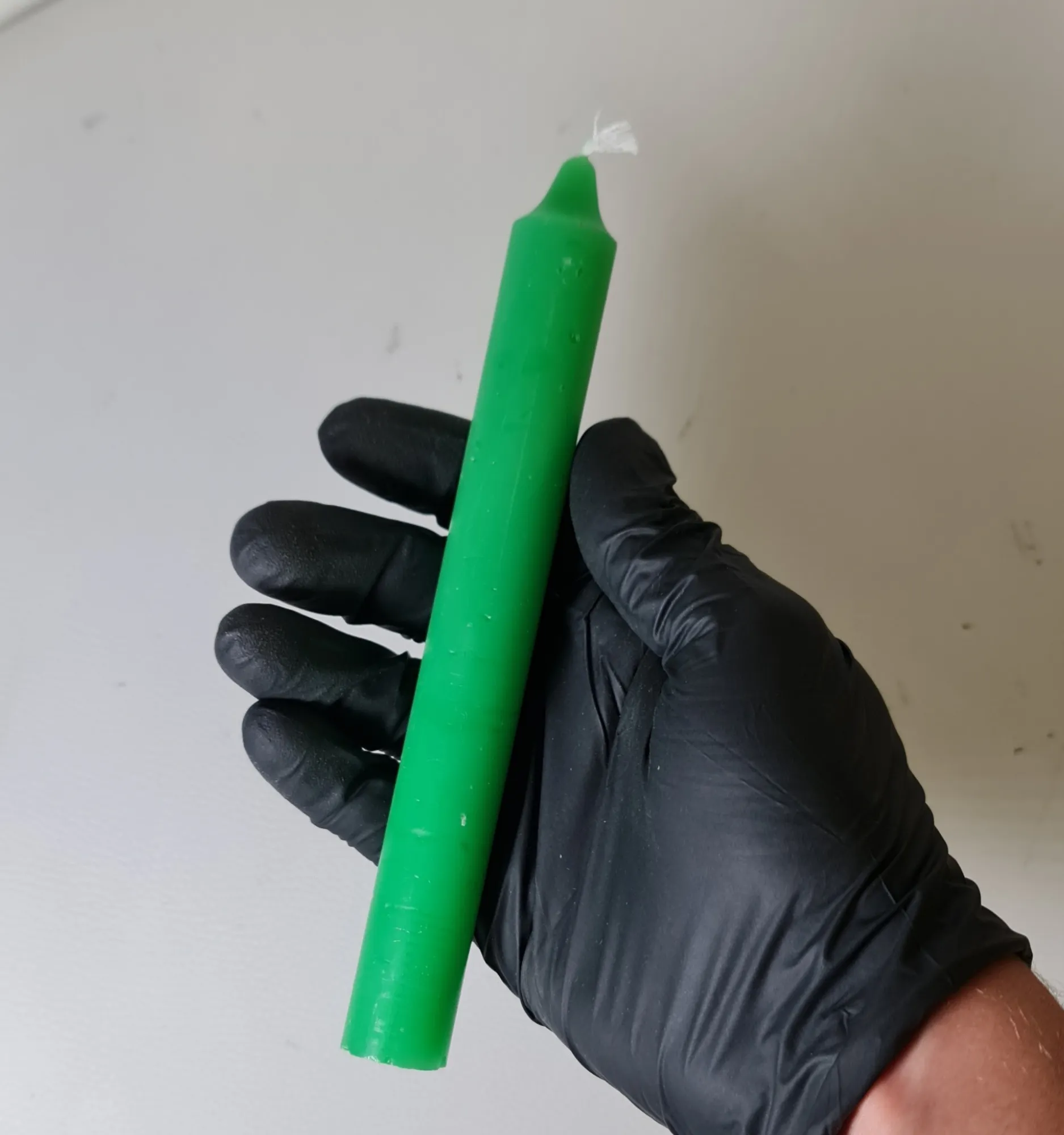 Velas de Bujía Verdes 20cm