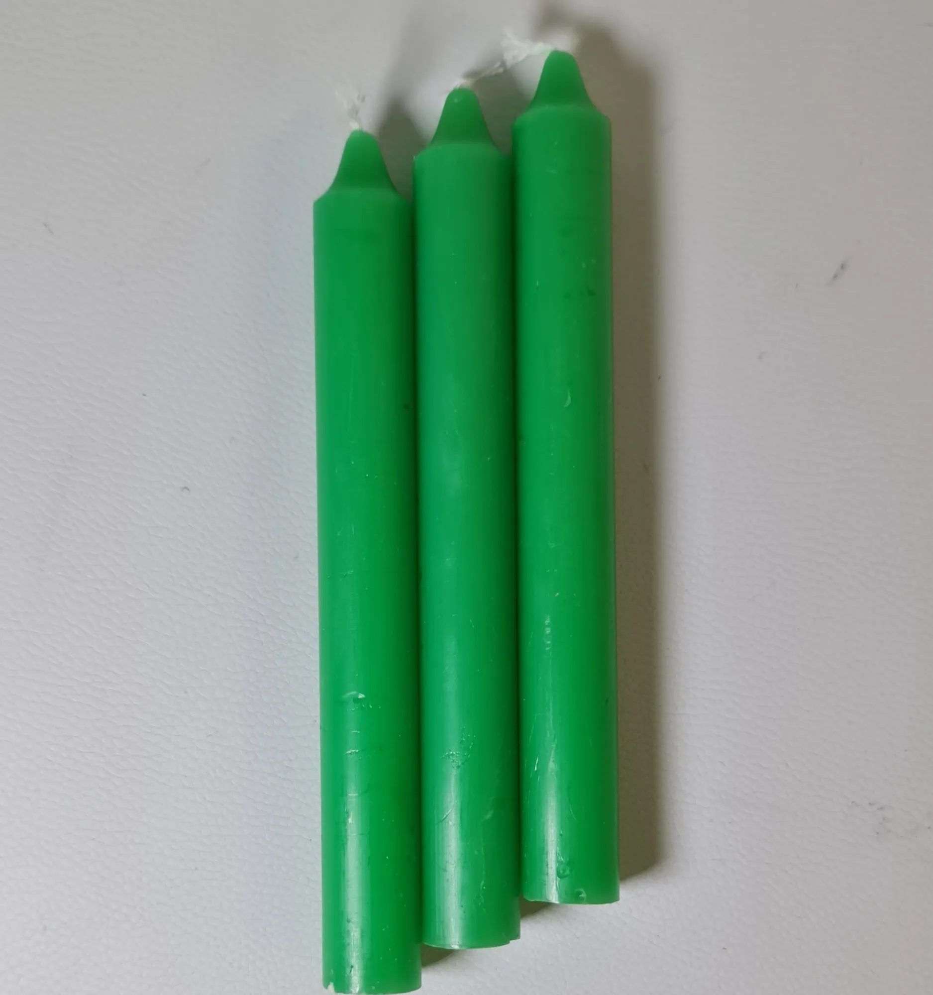 Velas de Bujía Verdes 20cm