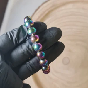 Pulsera de Hematita Titanio Arcoíris