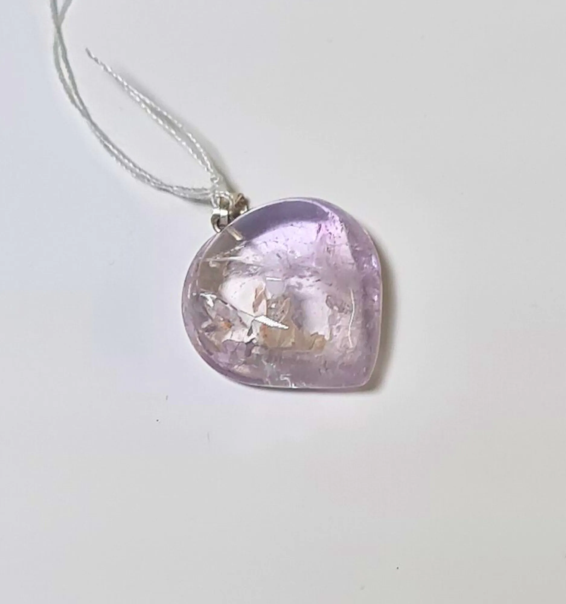 Colgante corazón Amatista