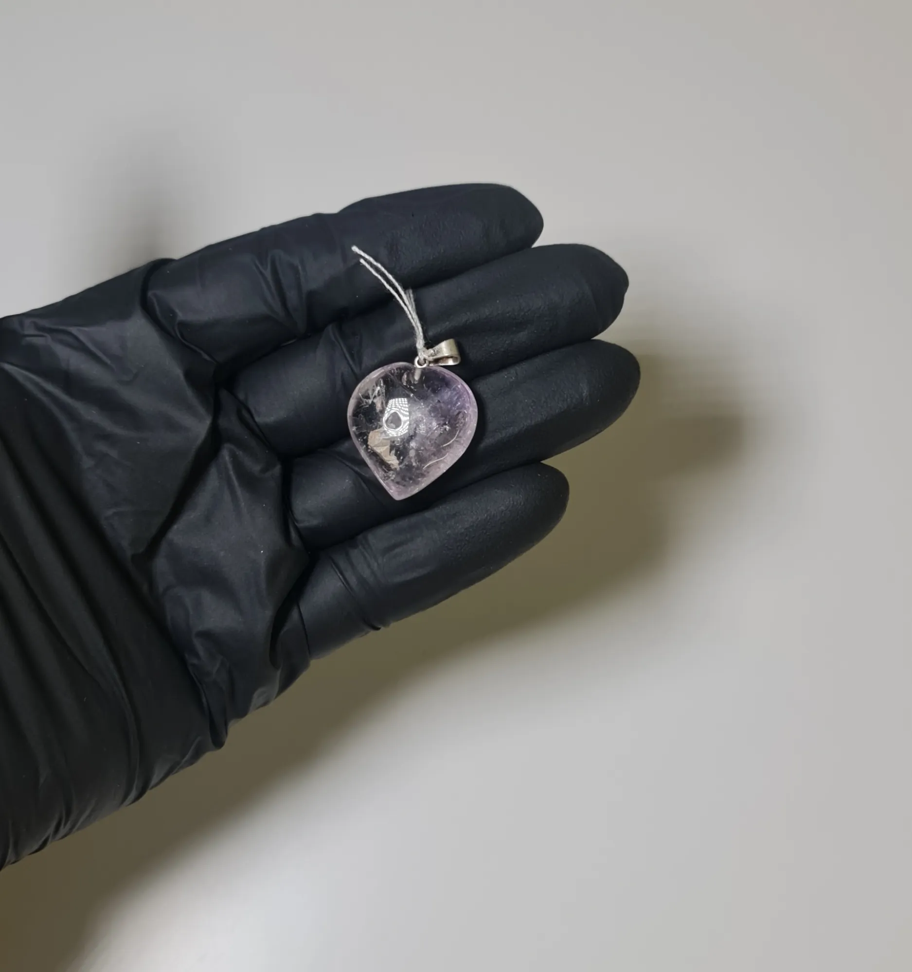 Colgante corazón Amatista