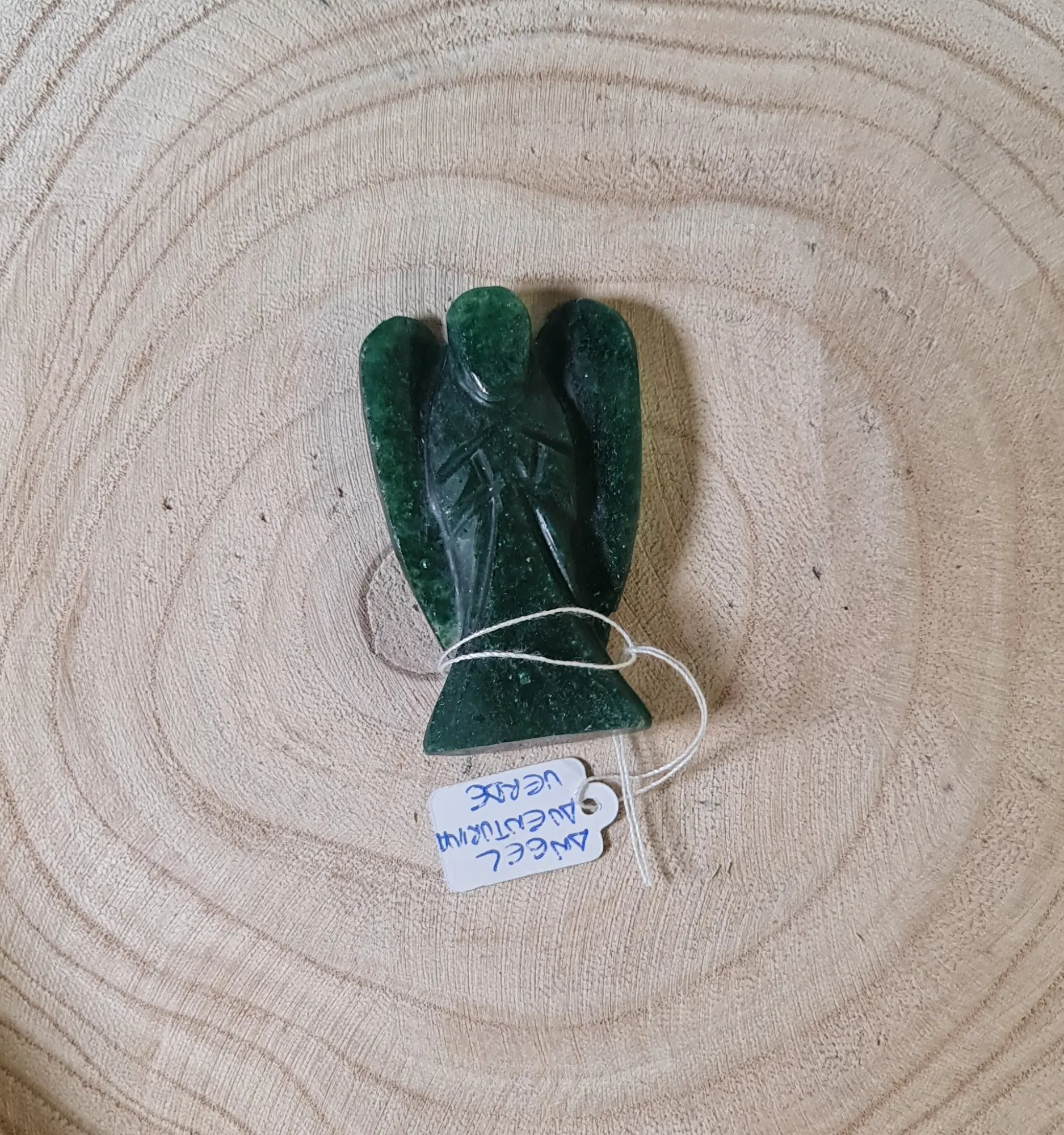 Ángel aventurina verde