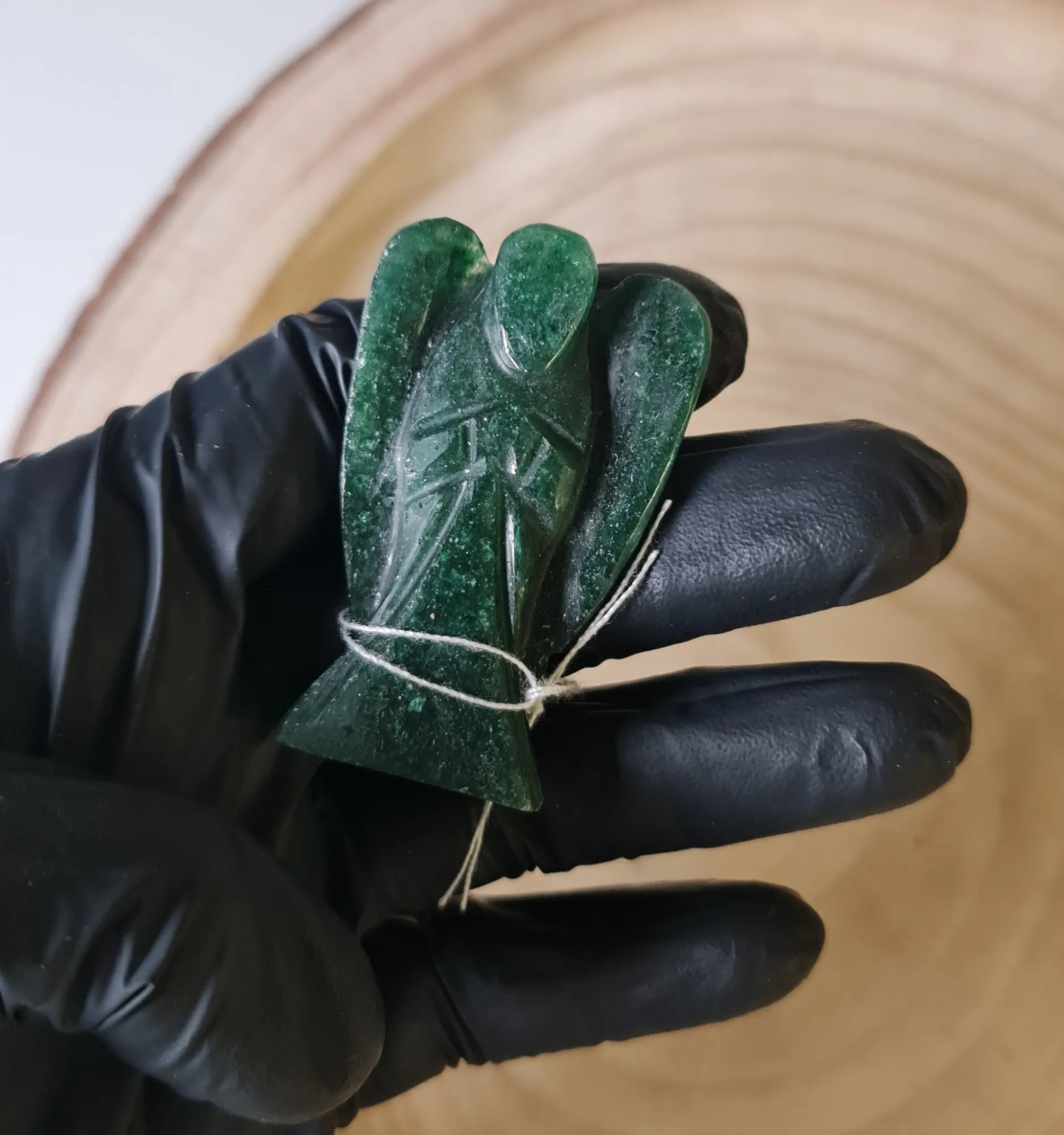 Ángel aventurina verde