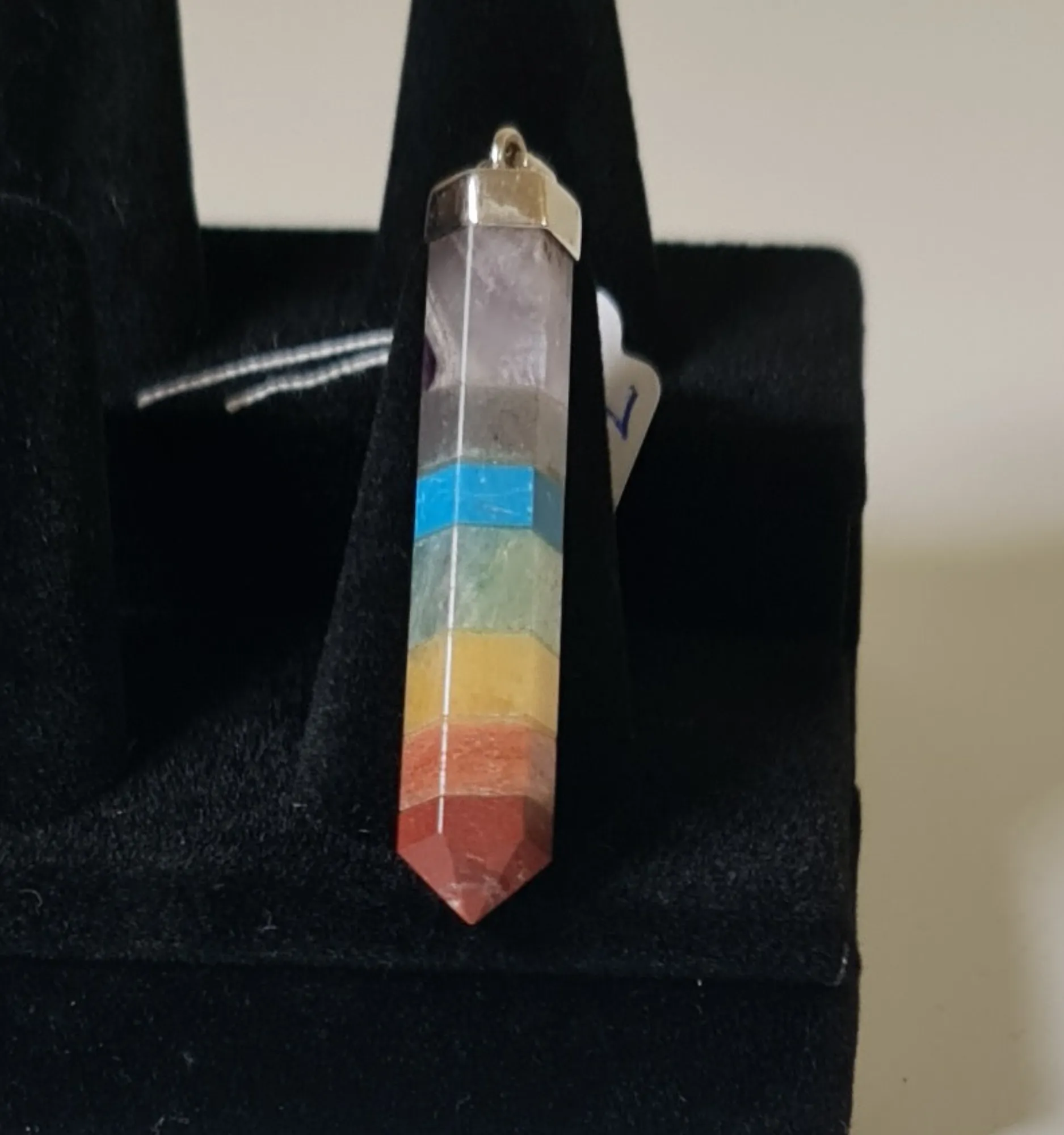 Colgante 7 Chakras Plata