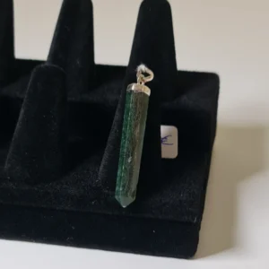 Colgante Aventurina oscura plata