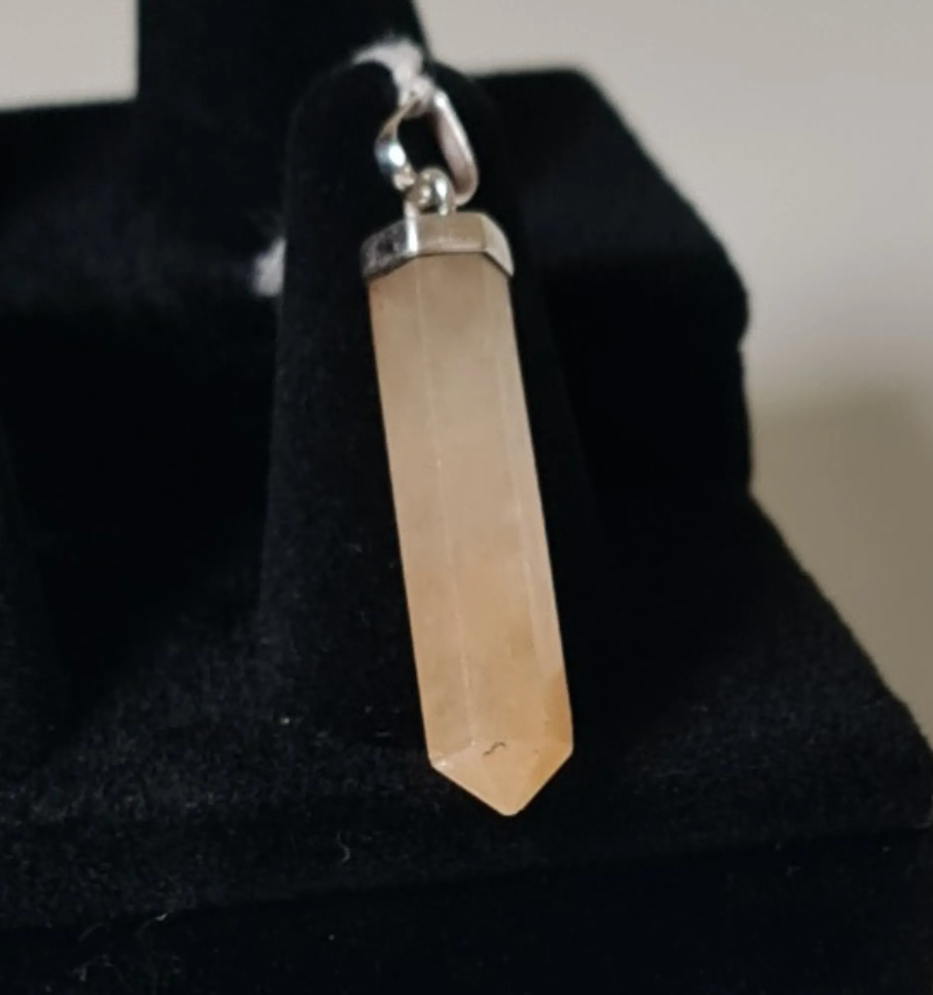 Colgante Citrino Plata