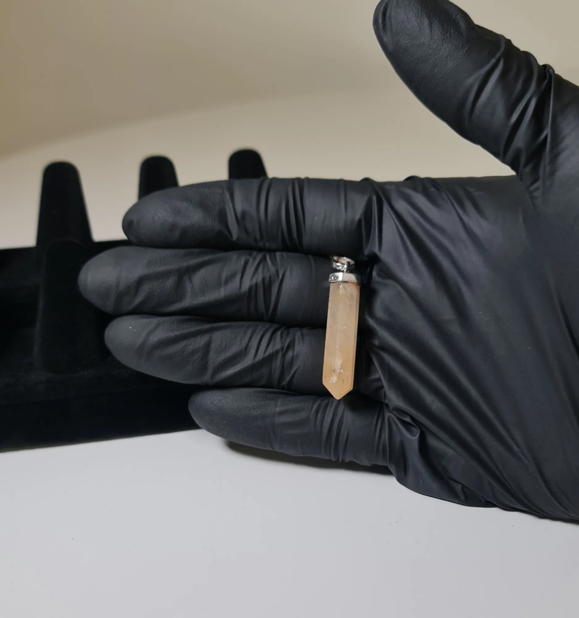 Colgante Citrino Plata