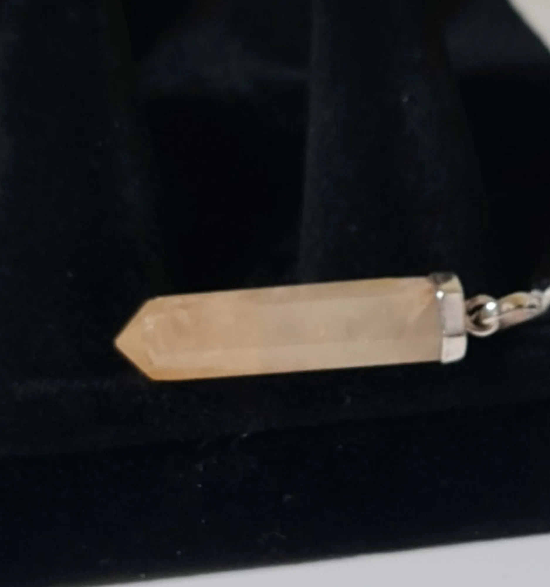 Colgante Citrino Plata